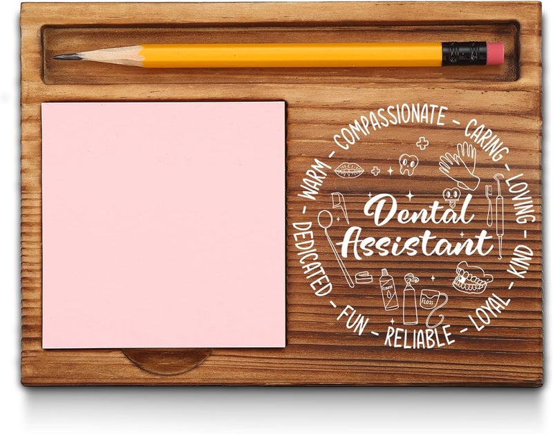 akeke Dental Assistant Appreciation Gifts, Dental Assistant Gifts, Thank You Dental Assistant Gifts, Dental Assistant Office Decor, Dental Assistant Desk Self-Stick Note Pad Holders GAA1 - Image 1